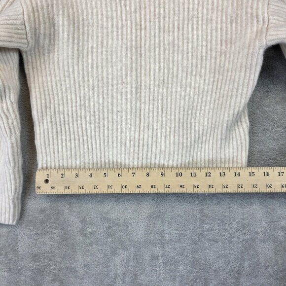 Everlane Cream Ribbed Sweater - Picture 7 of 9